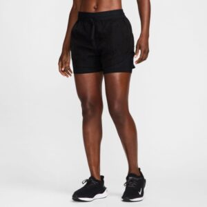 Nike Dri-FIT Run Division 3" 2-i-1 Shorts til Dame - Mid-rise, Svedtransporterende, Str. L