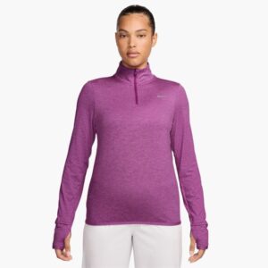 Nike Dri-FIT Swift Element UV 1/4-Zip Top til Dame, Str. L - Komfort & UV-beskyttelse