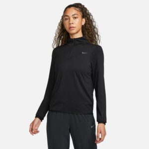 Nike Dri-FIT Swift Element UV Half Zip Trøje Dame - Str. L, Reflekser & Lommer