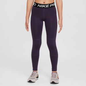 Nike Pro Leak Protection: Dri-FIT-menstruationsleggings til piger - lilla