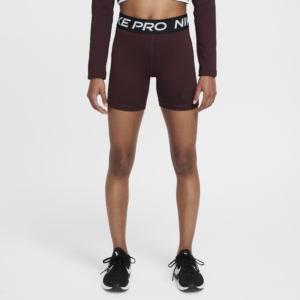 Nike Pro Leak Protection: Dri-FIT-menstruationsshorts til piger - rød