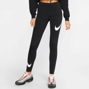 Nike Sportswear Lega-see Swoosh Leggings XS - Tights Bomuld hos Magasin