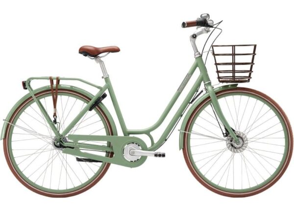 Norden Ellen Vintage Green - Damecykel - 2024, 51cm m. Kurv