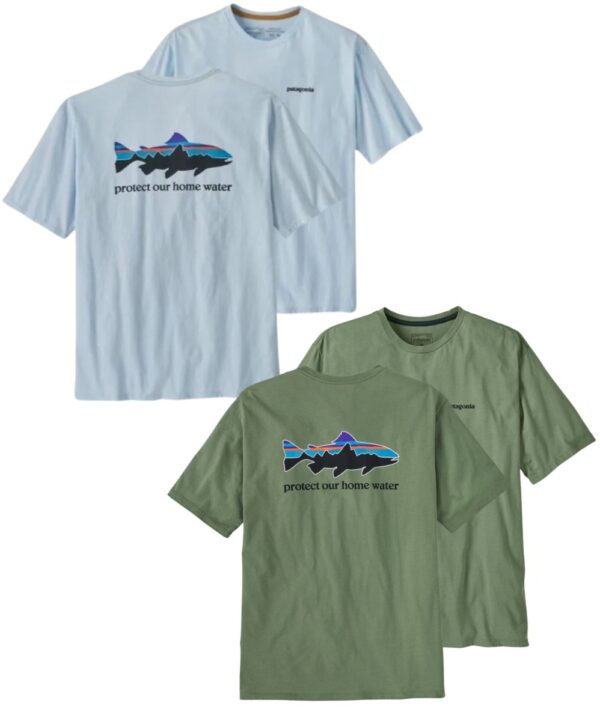 Patagonia Home Water Trout Organic T-Shirt-L-Terrain Green