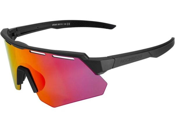 RockBros Polarized Cykelbriller, 4 Linser