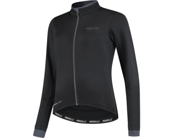 Rogelli Essential LS Lady Cykeltrøje, Black, XS