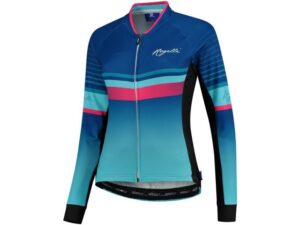 Rogelli Impress LS Lady Cykeltrøje, Blue/Pink, Medium