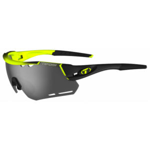 Tifosi Alliant race neon cykelbrille med Smoke/rød/klar linser