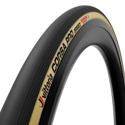 Vittoria Dæk Road Corsa Pro Speed Tlr Brun/sort 24-622/700x24c - Cykeldæk