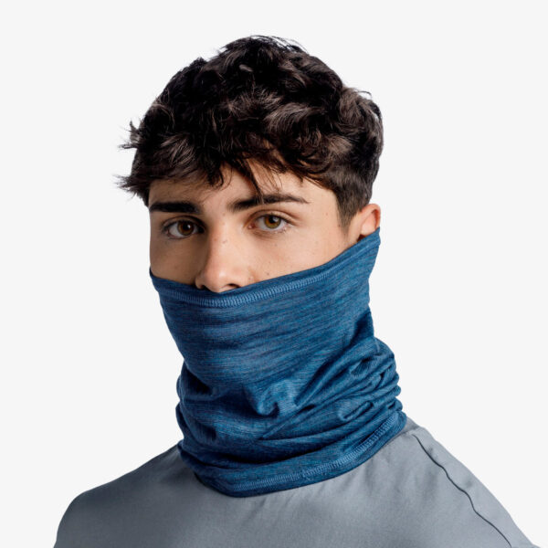 Buff Merino Lightweight Halsedisse Herre Onesize Blå
