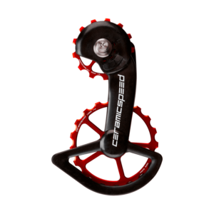 CeramicSpeed Keramiske Oversized Pulleyhjul Rød Shimano 9100/8000