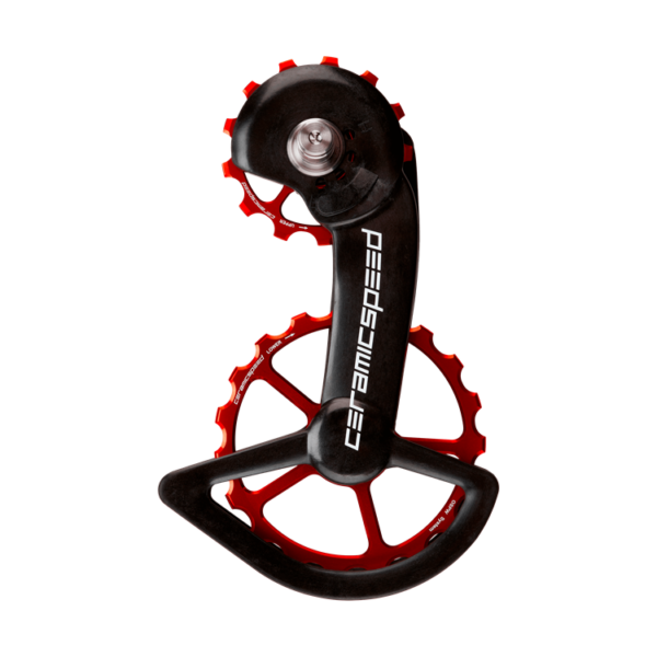 CeramicSpeed Keramiske Oversized Pulleyhjul Rød Shimano 9100/8000