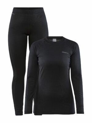 Craft - CORE Warm Baselayer Set Kvinder - Black M