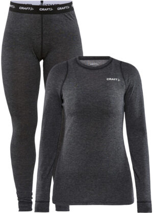 Craft Core Wool Merino Baselayer Dame Grå