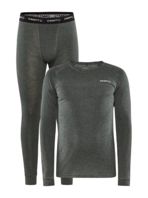 Craft Core Wool Merino Baselayer Herre Grå