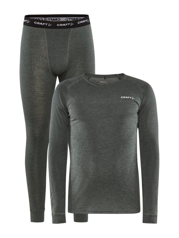 Craft Core Wool Merino Baselayer Herre Grå