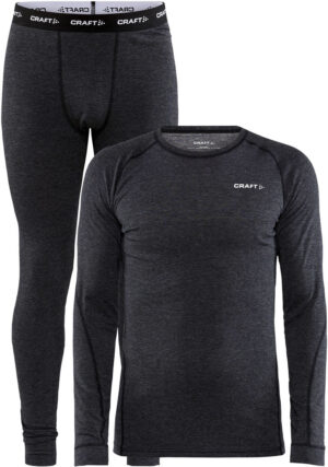 Craft Core Wool Merino Baselayer Herre Sort