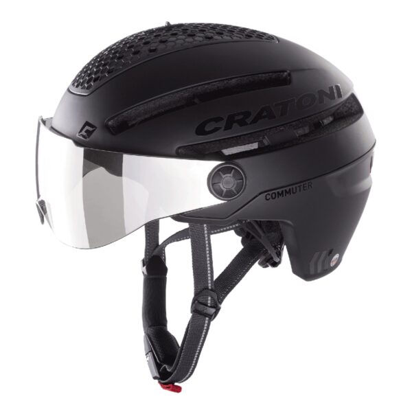 Cratoni Commuter Black matt Str. M-L (58-61 cm) Cykelhjelm
