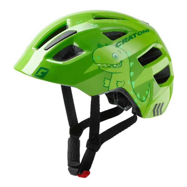Cratoni Maxster Dino green glossy Str. XS-S (46-51 cm) Cykelhjelm