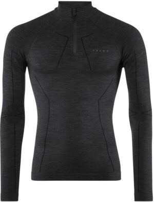 Falke Wt Zip Shirt Regular Baselayer Herre M Sort