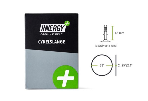 INNERGY+ Cykelslange - 29x2,125/2,40 - 48mm racerventil