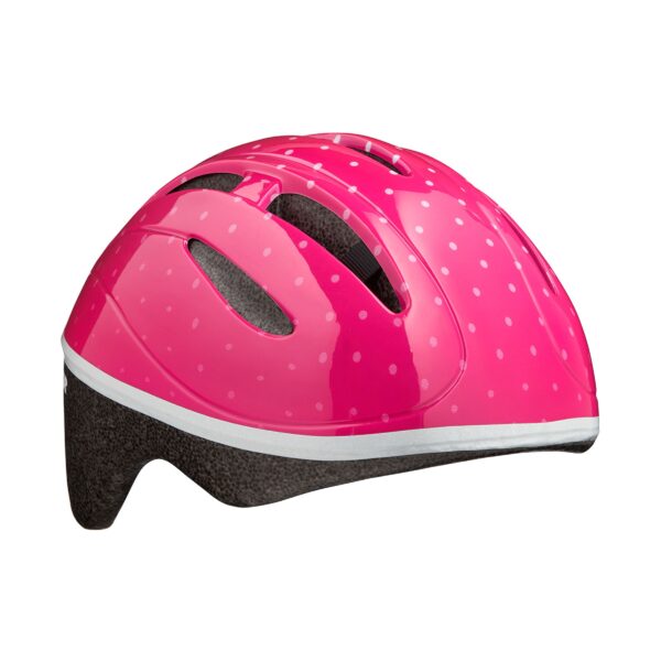 Lazer hjelm Bobplus 46-52cm Pink dots Cykelhjelm