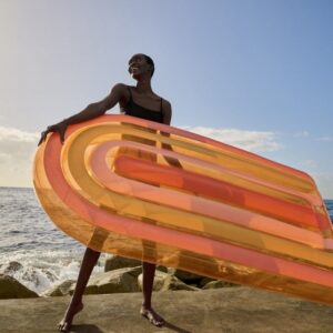 Orange Rainbow XL Luksus bademadras