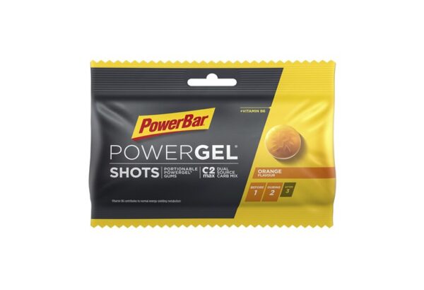 PowerBar PowerGel vingummi - Appelsin (24 poser)
