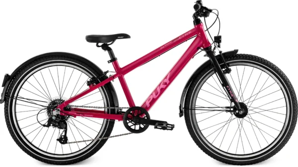 Puky Cykel 24-8 Active alu. børnecykel berry/sort