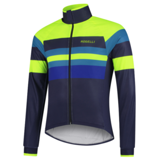 Rogelli Peak Cykeljakke - Blå / Neon