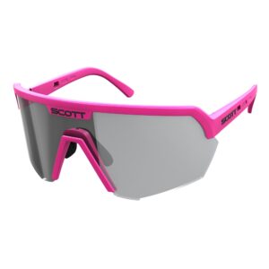 SCOTT Sport Shield Light Sensitive Cykelbriller Pink/Grå