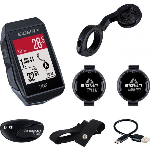 SIGMA Sport Computer Rox 11.1 Evo Black Sensor Kit Cykelcomputer