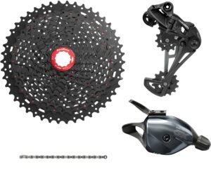 SRAM/Sunrace 12-Speed Gruppe til alm. body 11-50T Sort/Grå