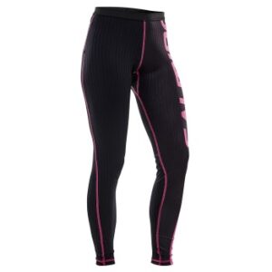 Salming Baselayer Pant Women Sort/Rosa polyester Small Dame