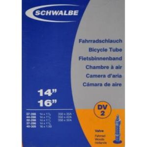 Schwalbe Cykelslange 14-16 tommer almindelig ventil DV2
