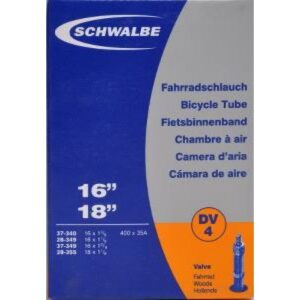 Schwalbe Cykelslange 16-18 tommer almindelig ventil DV4