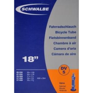 Schwalbe Cykelslange 18 tommer almindelig ventil DV5