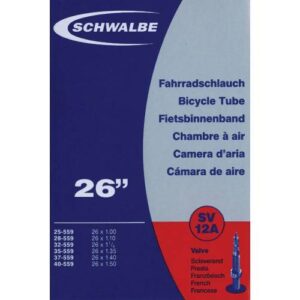Schwalbe Cykelslange 26" racer ventil SV12A