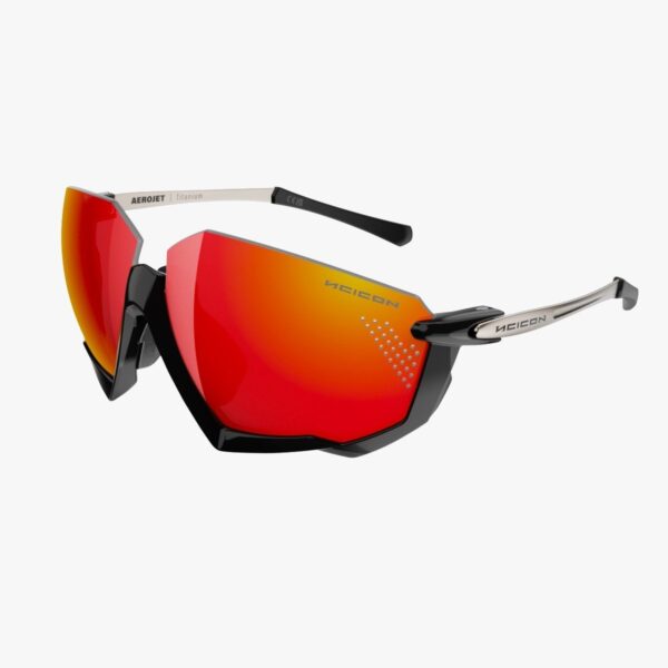Scicon Aerojet Titanium cykelbriller Metal Black Multimirror Red