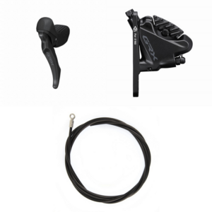 Shimano GRX RX610 Bremsegreb Med BR-RX400 Flat Mount Bremsekaliper Venstre