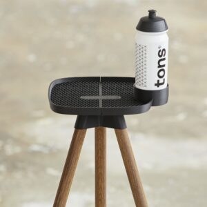 Tons Tray med flaskeholder smoked oak