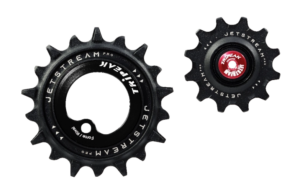 Tripeak Oversized pulleyhjul Jetstream pro keramiske lejer SRAM AXS Force/Rival 12T/18T sort
