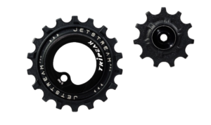Tripeak Oversized pulleyhjul Jetstream pro keramiske lejer SRAM Etap 11T/18T sort