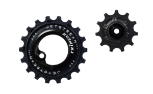 Tripeak Oversized pulleyhjul Jetstream pro keramiske lejer Shimano 10/11 speed (GS) 11T/18/T sort