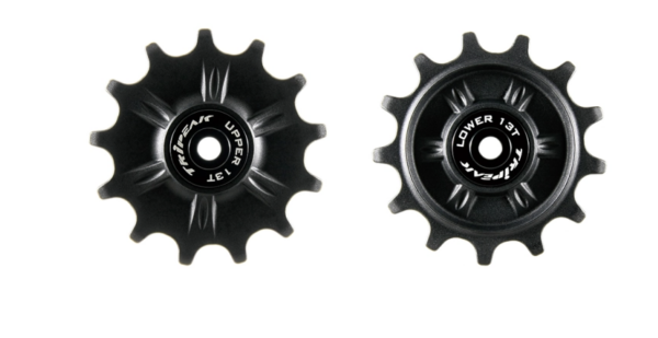 Tripeak pulleyhjul keramiske lejer 13T/13T 12S GRX812/817/M91XX sort