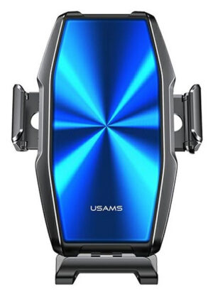 Usams CD134 Mobilholder med Trådløs Opladning til Luftkanal - 15W - Sort