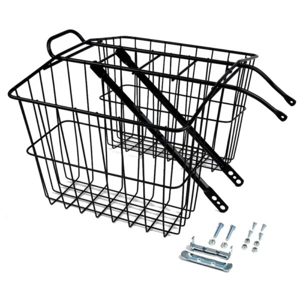 Wald 535 Rear Carrier cykelkurv bag sort