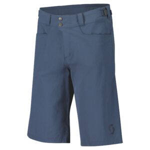 SCOTT Trail Flow Loose Fit Shorts med Indlæg Blå