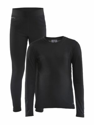 Craft - CORE Warm Baselayer Set J - Black 110/116