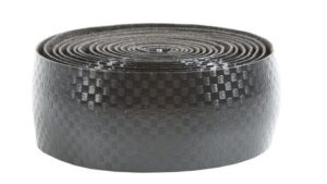 Ebon sort styrbånd i carbon look med gel